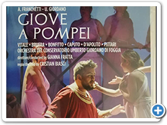 Fratta dirige e incide in prima assoluta in tempi moderni l'operetta Giove a Pompei